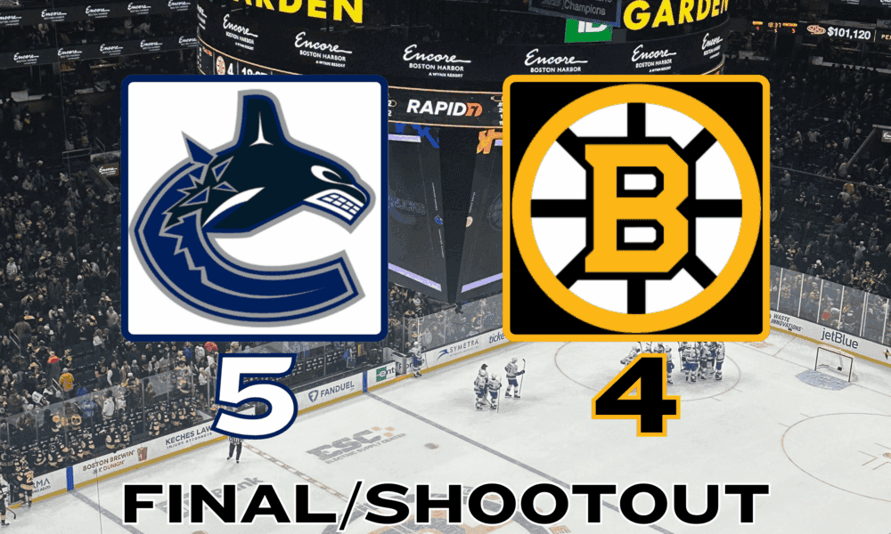 Bruins Fall to Canucks in Shootout, Impacting Playoff Hopes
