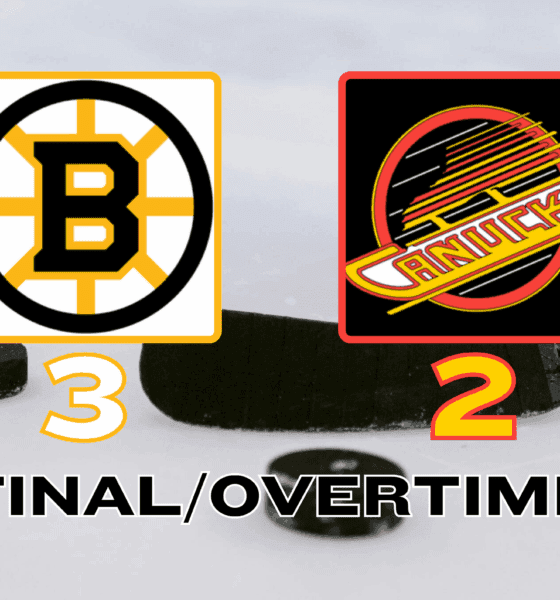 Bruins Edge Canucks in Overtime Thriller, Shaping Playoff Aspirations