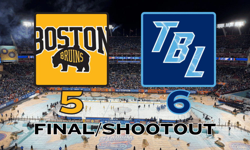 Bruins Suffer Stunning Loss After Blowing Four-Goal Lead in Stadium Series