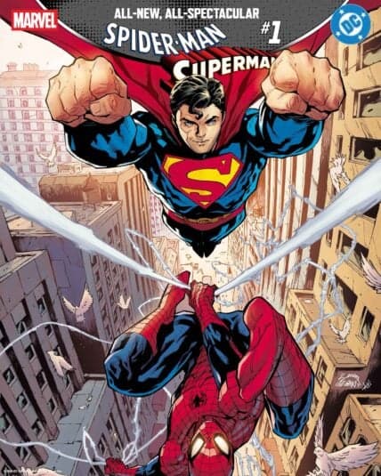 Marvel and DC Unveil Stunning Variant Covers for Superman/Spider-Man Crossovers