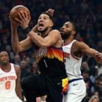Devin Booker Soars with Dunk as Suns Defeat Knicks in Thrilling Match