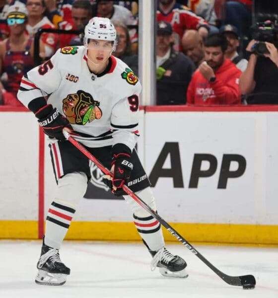 Bedard Shines as Blackhawks Suffer Late Collapse, Draisaitl Makes History