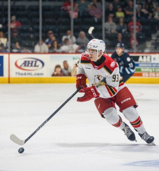 Griffins Tie AHL Record for Road Points Streak Despite Loss to Admirals