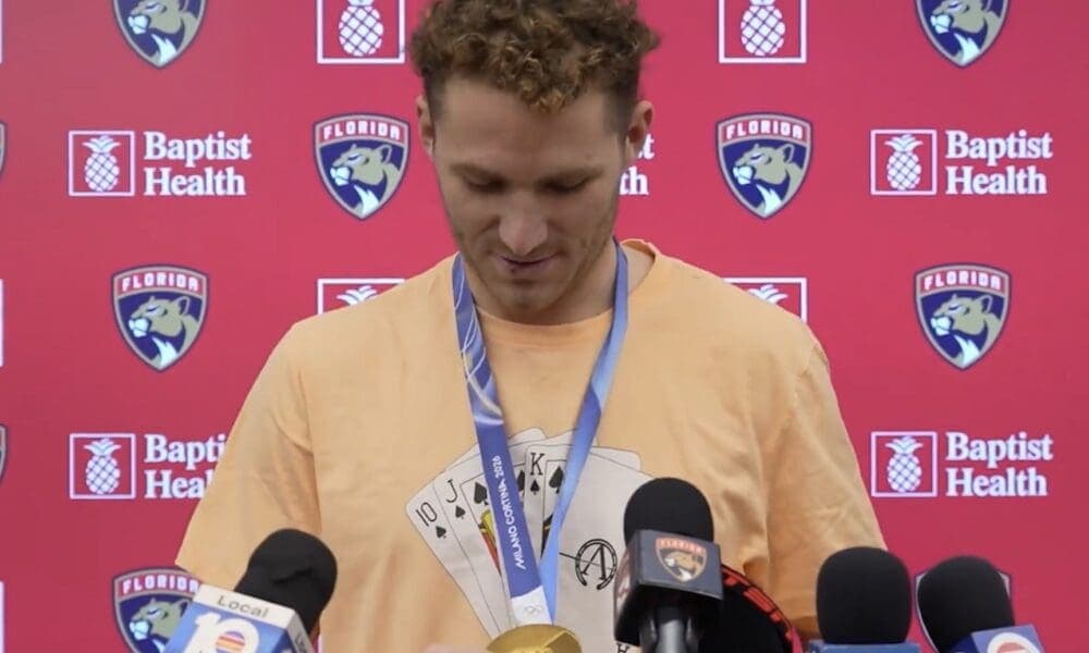 Matthew Tkachuk Returns to Panthers After Gold Medal Triumph with Team USA