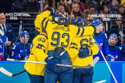Mika Zibanejad's Olympic Debut Fuels Sweden's Victory Over Italy 5-2