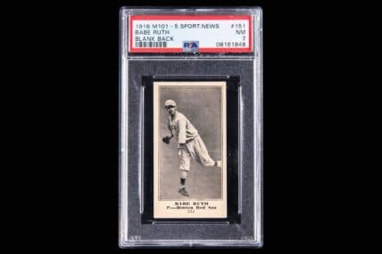 Babe Ruth Rookie Card Approaching $1M Sparks Excitement in Collectors