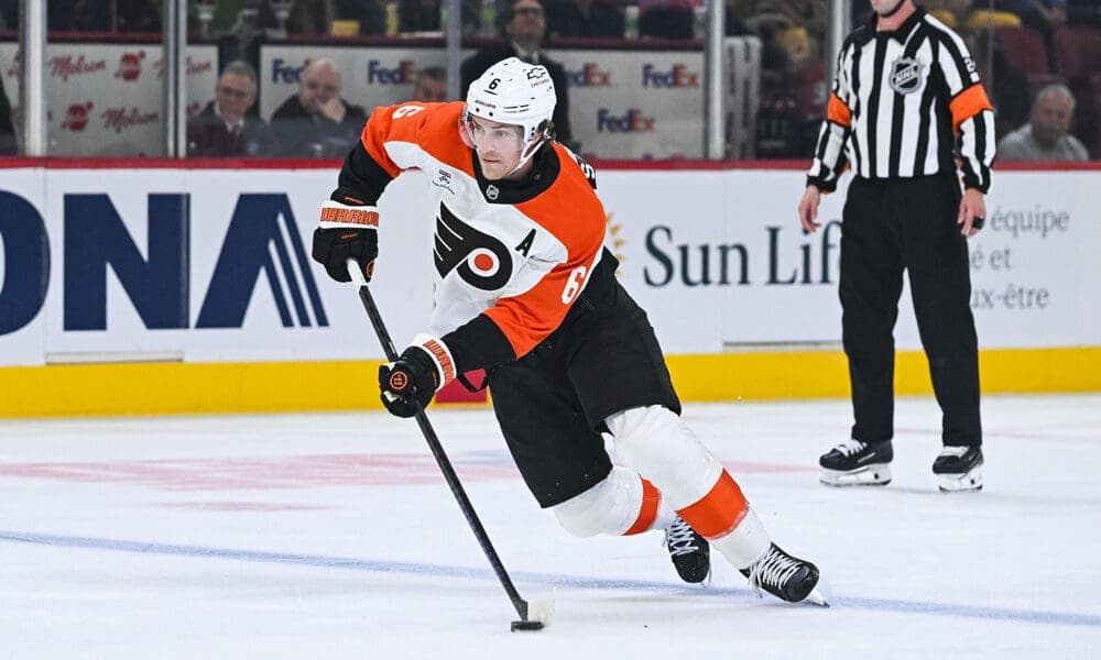 Travis Sanheim and Denver Barkey Leave Game vs. Blackhawks with Injuries