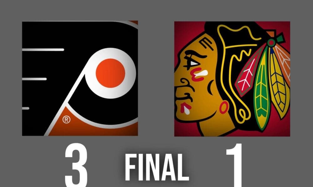 Konecny Leads Flyers to Victory Over Blackhawks Ahead of Break