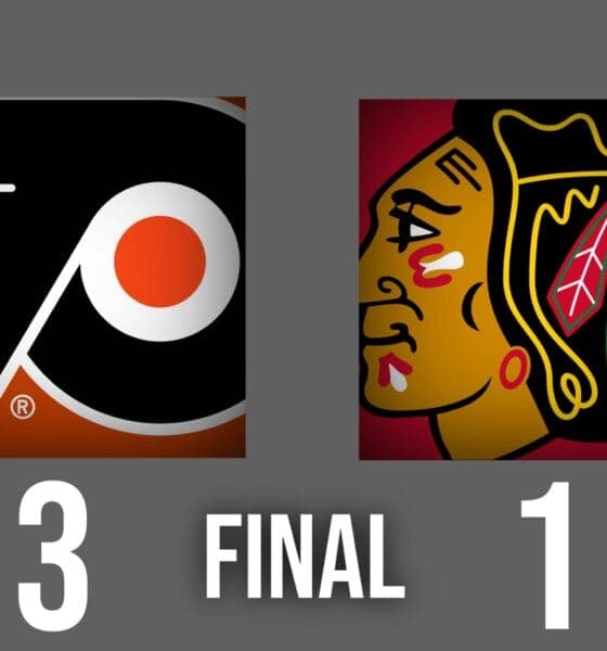 Konecny Leads Flyers to Victory Over Blackhawks Ahead of Break