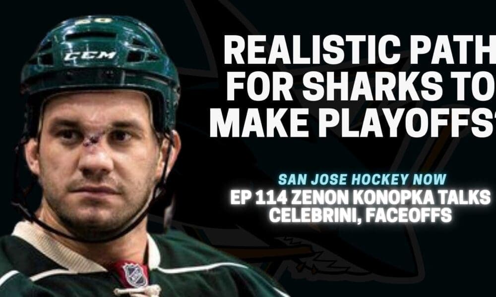 Zenon Konopka Discusses Celebrini's Impact and Chernyshov's Future with Sharks