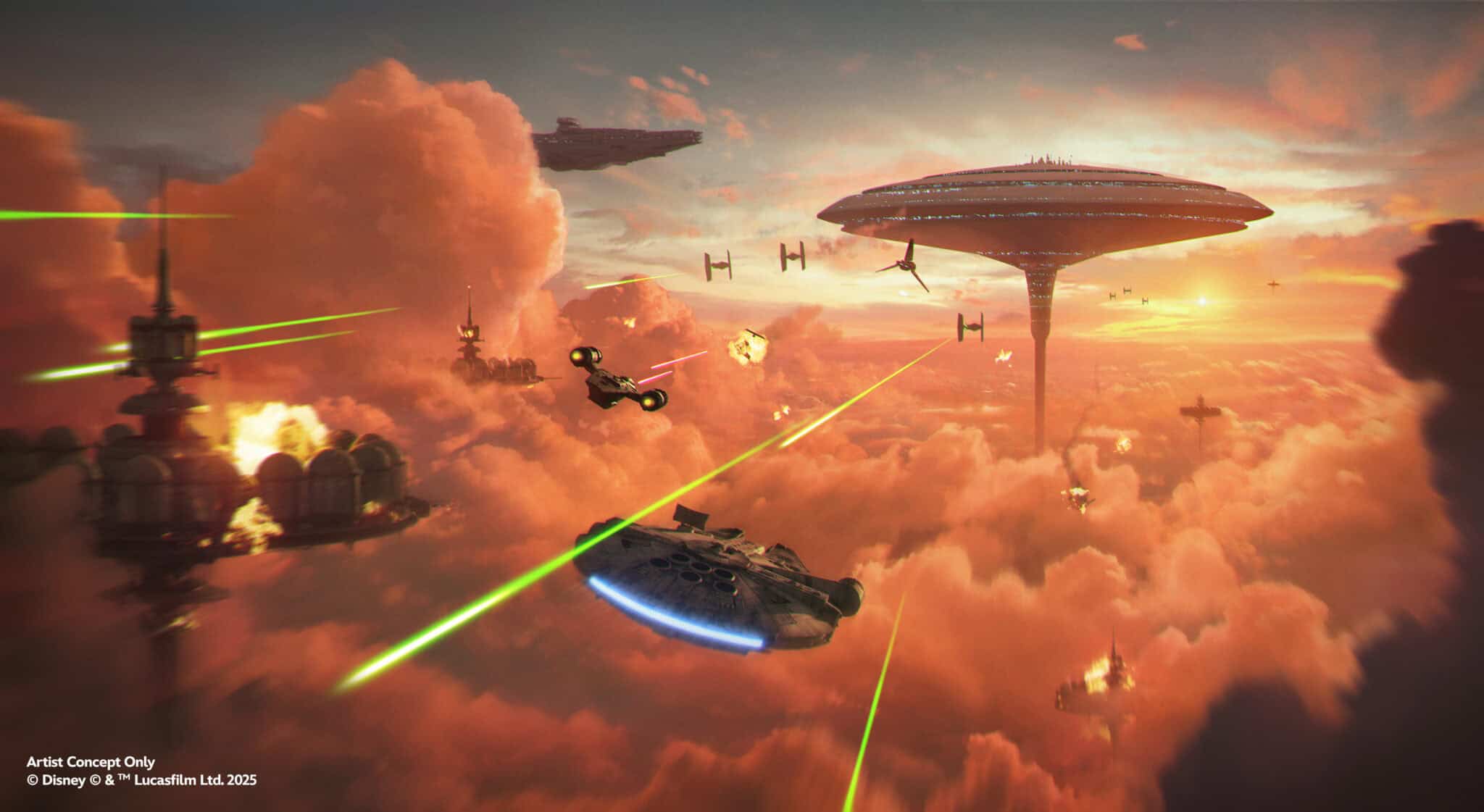 Disney Sparks Curiosity with New Name for Millennium Falcon Ride