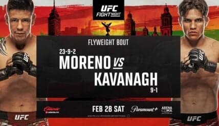 Moreno vs Kavanagh UFC Fight Night Promises Action-Packed Showdown