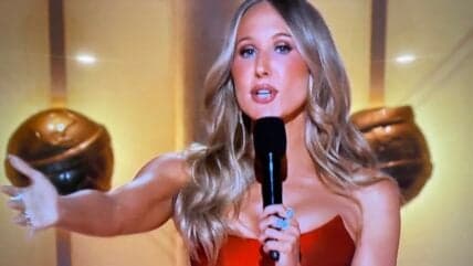 Nikki Glaser's Bold Golden Globes Monologue Critiques CBS News and DOJ