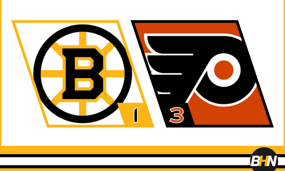 Bruins Struggle Early and Suffer Defeat Against Flyers in Key Matchup