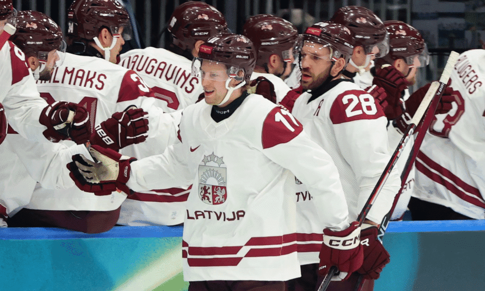 Locmelis Shines for Latvia with Two Power Play Goals in Bruins' Win