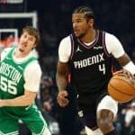 Suns and Celtics Battle to 50-46 Halftime with Playoff Implications Ahead