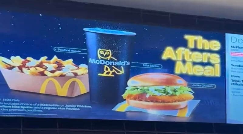 Drake's OVO and McDonald's Launch "Afters Meal" in Canada, Fans React