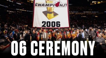Miami Heat Celebrate 2006 Championship Team at Touching 20th Anniversary Event