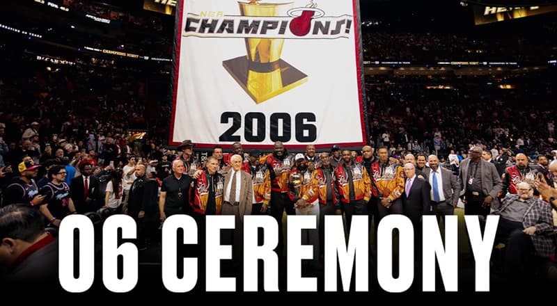Miami Heat Celebrate 2006 Championship Team at Touching 20th Anniversary Event
