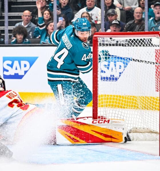 Sharks Suffer Fifth Straight Loss as Flames Claim 4-1 Victory