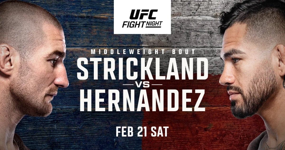 Strickland and Hernandez Face Off in UFC Fight Night Showdown