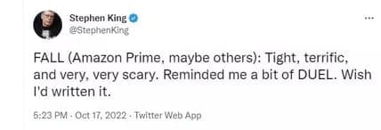 Stephen King Declares Netflix's Top Horror Film "Very, Very Scary"