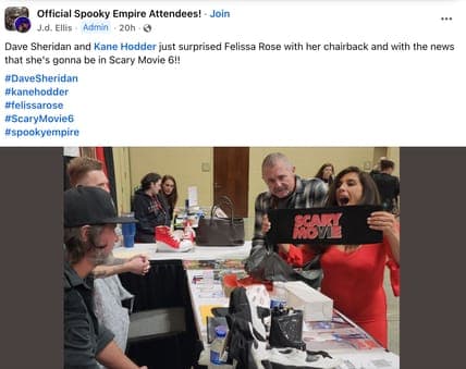 Felissa Rose Joins Scary Movie 6 and Terrifier 3 Christmas Parody